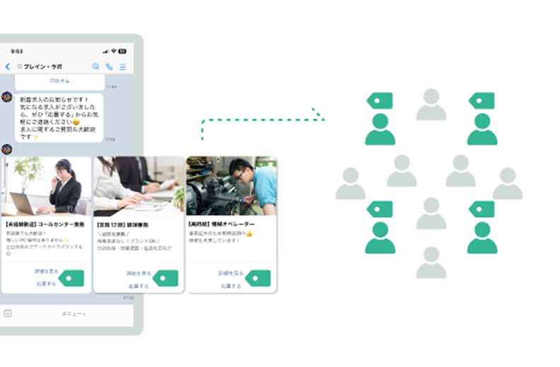 応募につなげる継続的な接点構築